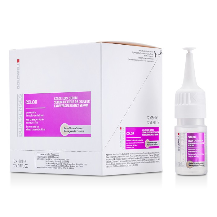 Goldwell Dual Senses Color Lock Serum (For Normal to Fine Color-Treated Hair) 12x18ml/0.6ozProduct Thumbnail