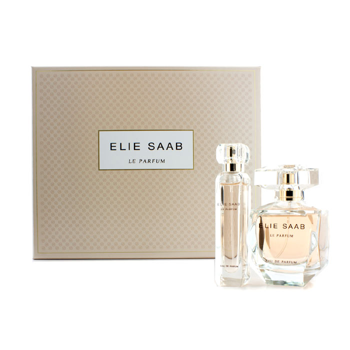 Elie Saab Le Parfum rasia: Eau De Parfum suihke 50ml/1.7oz + Eau De Parfum suihke 10ml/0.33oz 2pcsProduct Thumbnail