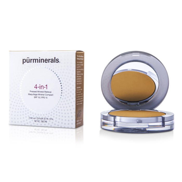 PurMinerals مكياج بودرة معدنية خفيفة 4 بـ 1 (SPF15) (بمكونات للعناية بالبشرة) 8g/0.28ozProduct Thumbnail