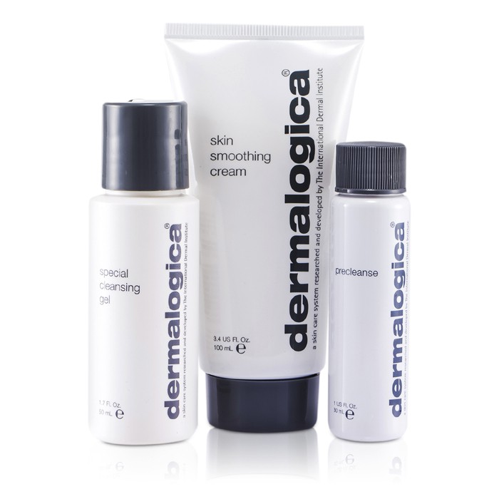 Dermalogica Kit Skin Smoothing Cream Limited Edition: Creme Hidratante 100ml + Gel de Limpeza 50ml + Precleanse 30ml 3pcsProduct Thumbnail