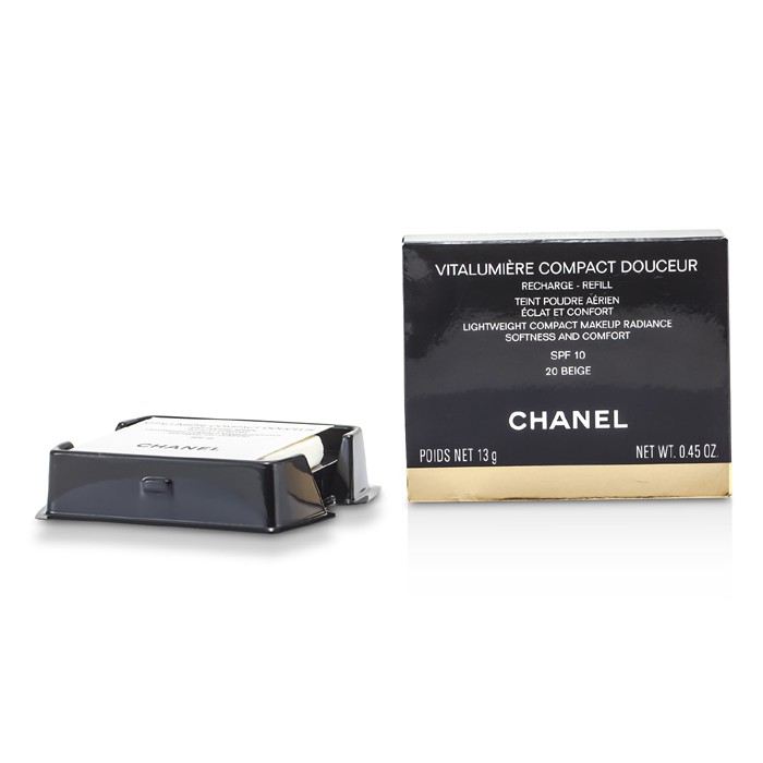 Chanel Vitalumiere Compact Douceur Невесомая Компактная Основа SPF10 (Запасной Блок) 13g/0.45ozProduct Thumbnail