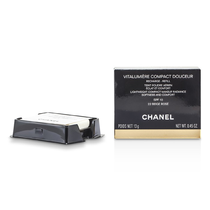 Chanel Vitalumiere Compact Douceur Lightweight Compact Makeup SPF 10 (Isi Ulang) 13g/0.45ozProduct Thumbnail