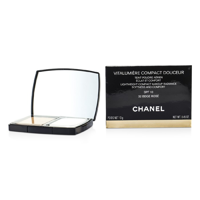 Chanel Vitalumiere Compact Douceur Ľahký kompaktný púder SPF 10 – 32 Beige Rose 13g/0.45ozProduct Thumbnail