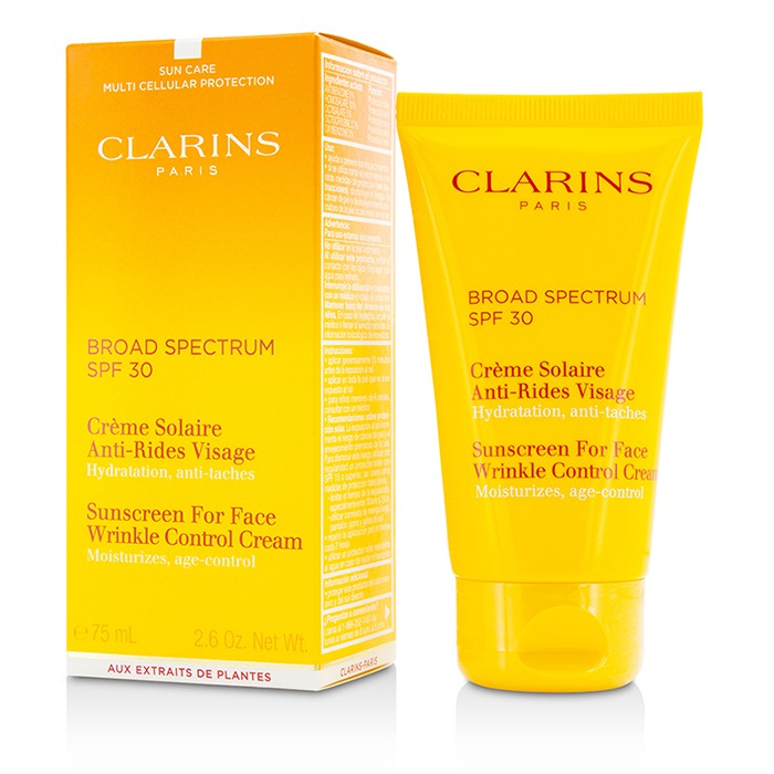 Clarins Protector Solar Crema de Amplio Espectro Para Control de Arrugas Faciales SPF 30 75ml/2.6ozProduct Thumbnail