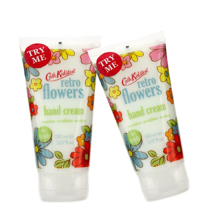 Cath Kidston Retro Flowers Hand Cream Duo Pack 2x150ml/5.07ozProduct Thumbnail