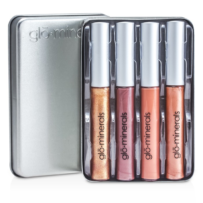 GloMinerals Bare To Blush Lip Gloss Tin (4x Lipgloss) 4x4.4ml/0.15ozProduct Thumbnail