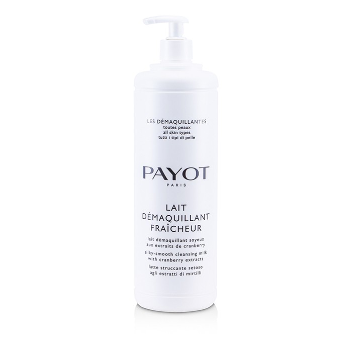 Payot Lait Demaquillant Fraicheur Μεταξένιο-Απαλό Γαλάκτωμα Καθαρισμού - Για Όλους Τύπους Δέρματος (Μέγεθος Κομμωτηρίου) 1000ml/33.8ozProduct Thumbnail