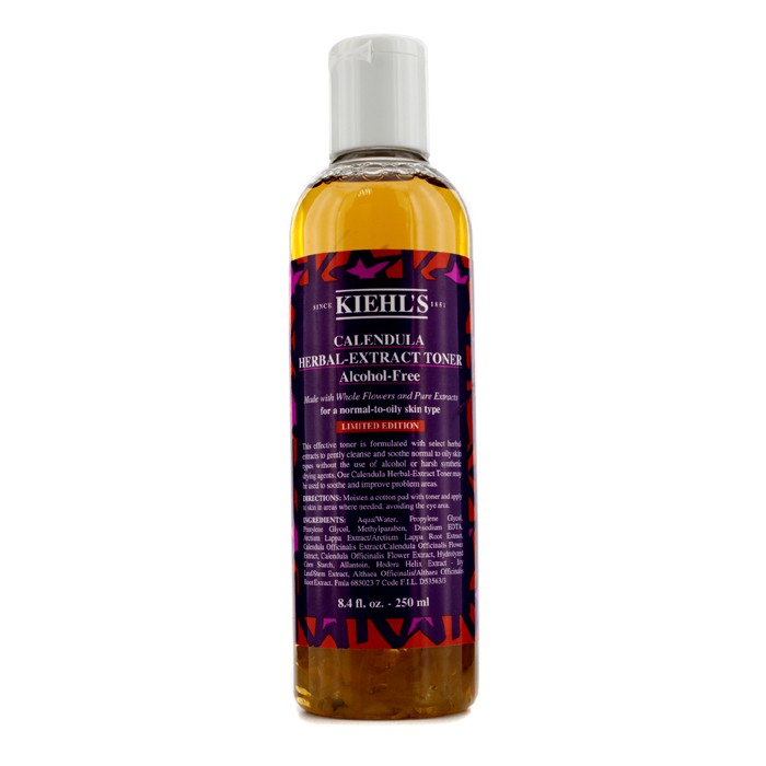 Kiehl's Calendula Herbal Extract Alcohol-Free Toner - N/O Skin (Edisi Terbatas) - Penyegar 250ml/8.4ozProduct Thumbnail