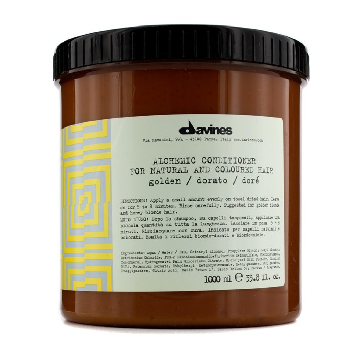 Davines Alchemic Conditioner Golden (For Natural & Coloured Golden Blonde & Honey Blonde Hair) 1000ml/33.8ozProduct Thumbnail