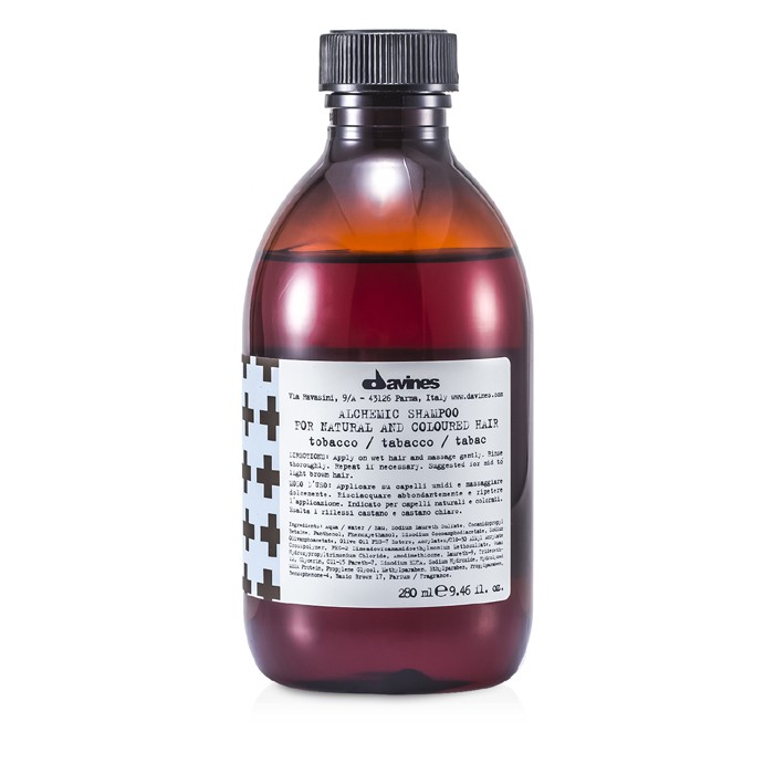 Davines Szampon do włosów Alchemic Shampoo Tobacco (włosy naturalne, średni po jasny brąz) 280ml/9.46ozProduct Thumbnail