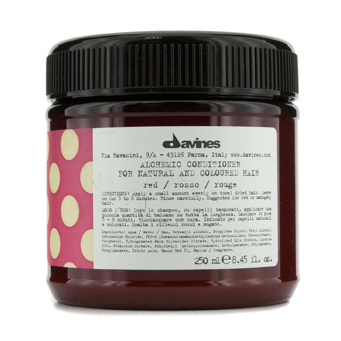 Davines 特芬莉(達芬尼斯) 色彩鍊金師系列 鍊金莓紅輕髮膜(紅色調、紫紅色調之髮色適用) Alchemic Conditioner 250ml/8.45ozProduct Thumbnail