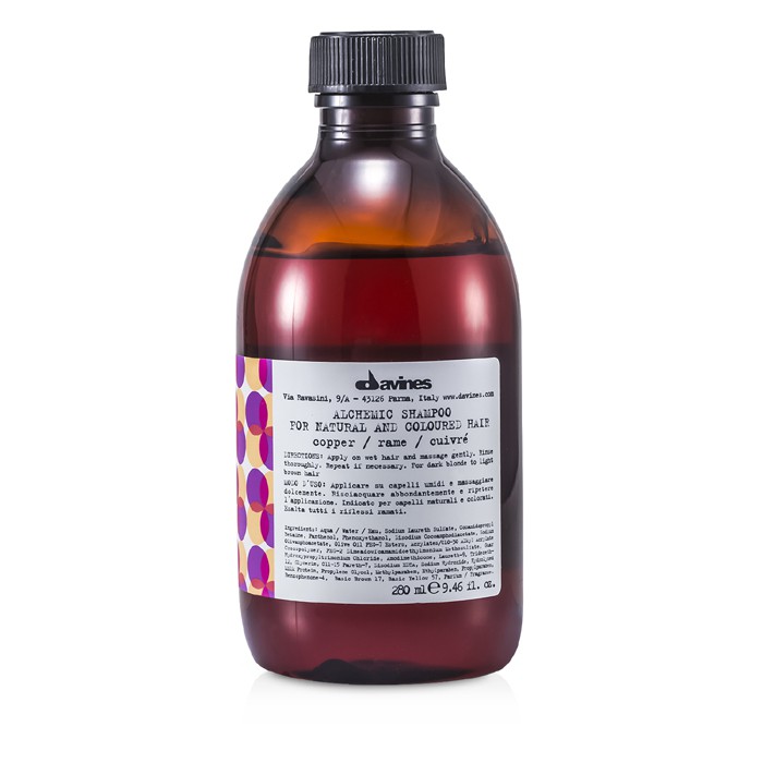 Davines Szampon do włosów Alchemic Shampoo Copper (włosy naturalne lub miedziane) 280ml/9.46ozProduct Thumbnail