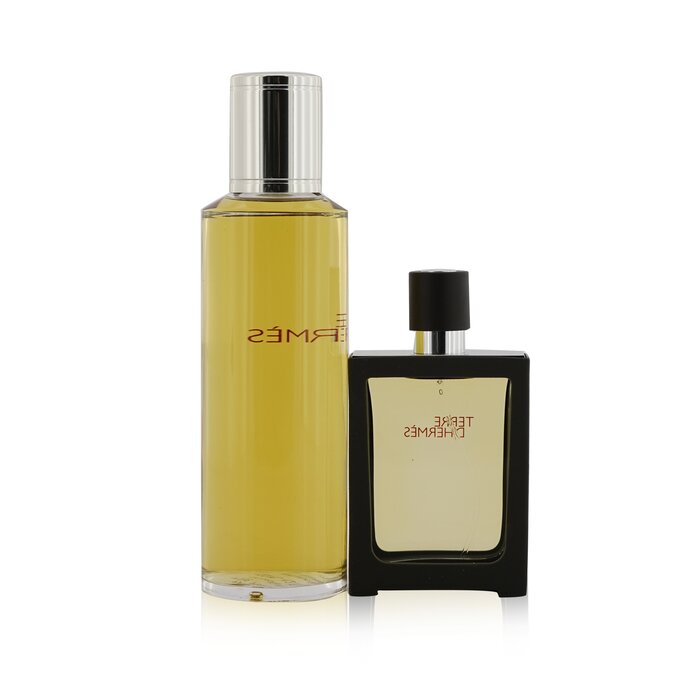 Hermes Terre D'Hermes Pure Parfum täytettävä suihke 30ml/1oz + täyte 125ml/4.2oz 2pcsProduct Thumbnail