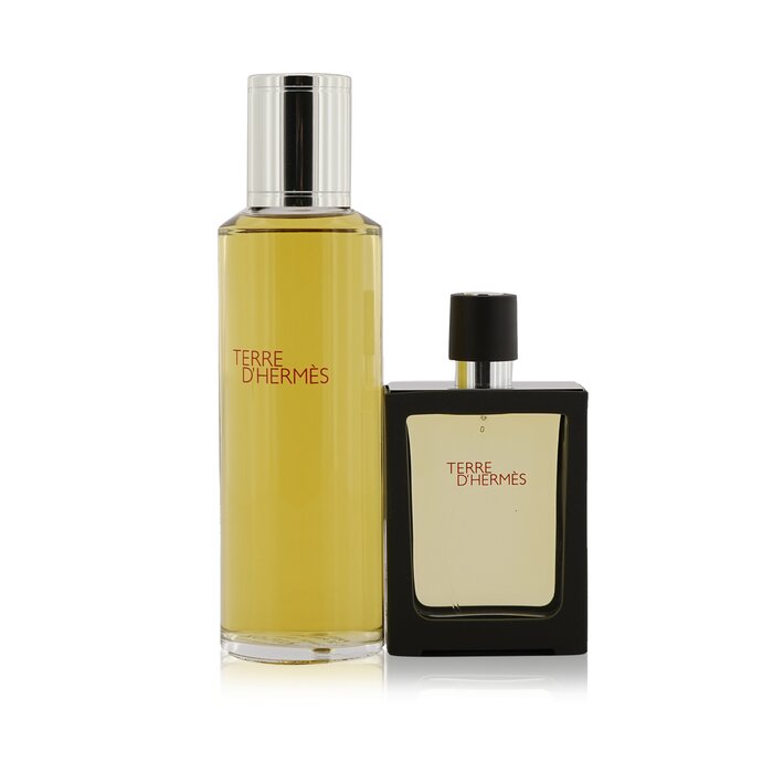 Hermes Terre D'Hermes Pure Parfum Refillable Spray 30ml/1oz + Refill 125ml/4.2oz 2pcsProduct Thumbnail