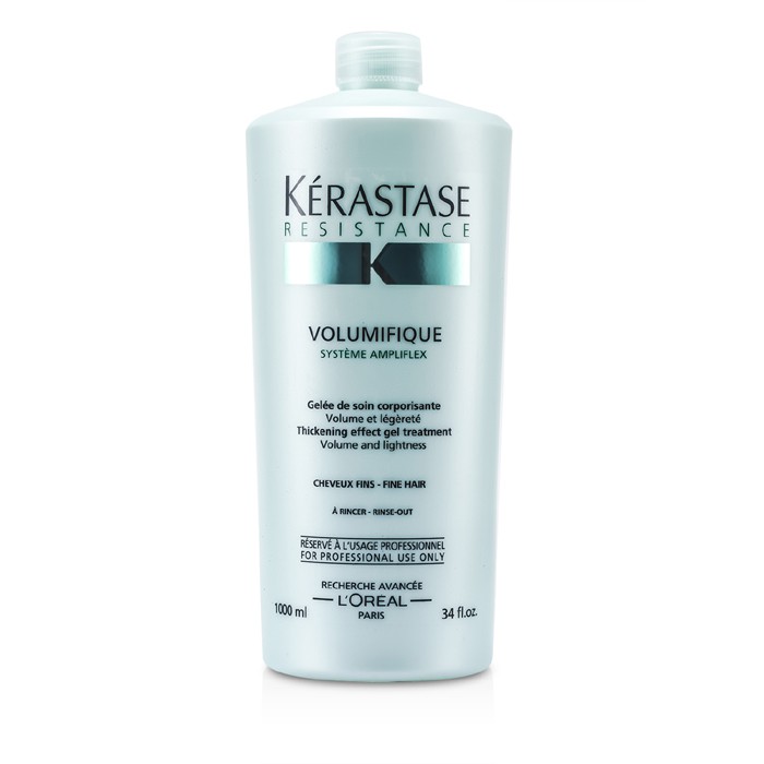 Kerastase Resistance Volumifique Thickening Effect Gel Treatment טיפול ג'ל לעיבוי השיער (עבור שיער דק) 1000ml/34ozProduct Thumbnail