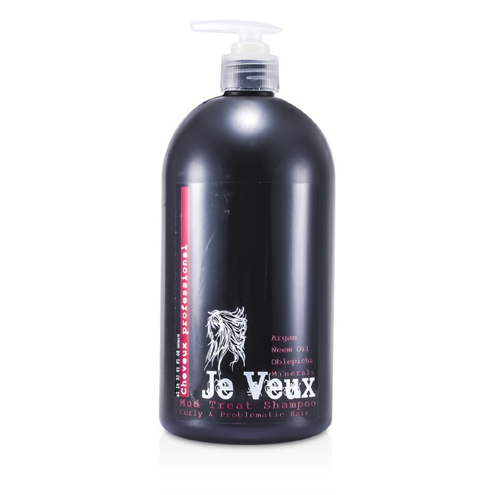 Je Veux Cheveux Professional Mud Treat Shampoo (For Curly & Problematic Hair) 1000ml/33.81ozProduct Thumbnail