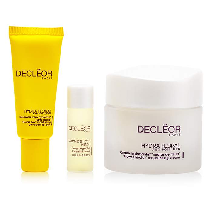 Decleor Hydrating Skincare Ritual: Hydra Floral Cream 50ml + Eye Gel-Cream 15ml + Aromessence Neroli 5ml 3pcsProduct Thumbnail