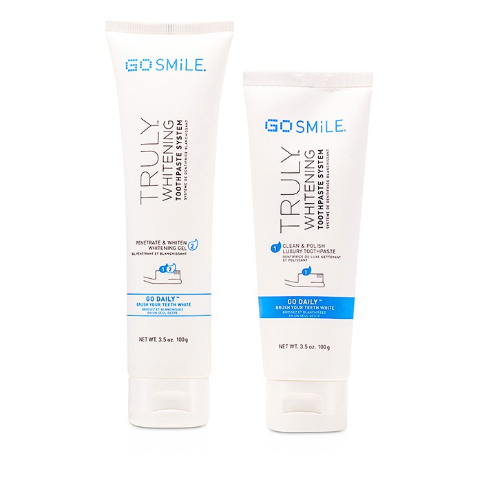 GoSmile Truly Whitening Toothpaste System: Crema Dental 100ml + Gel Blanqueador 100ml 2pcsProduct Thumbnail