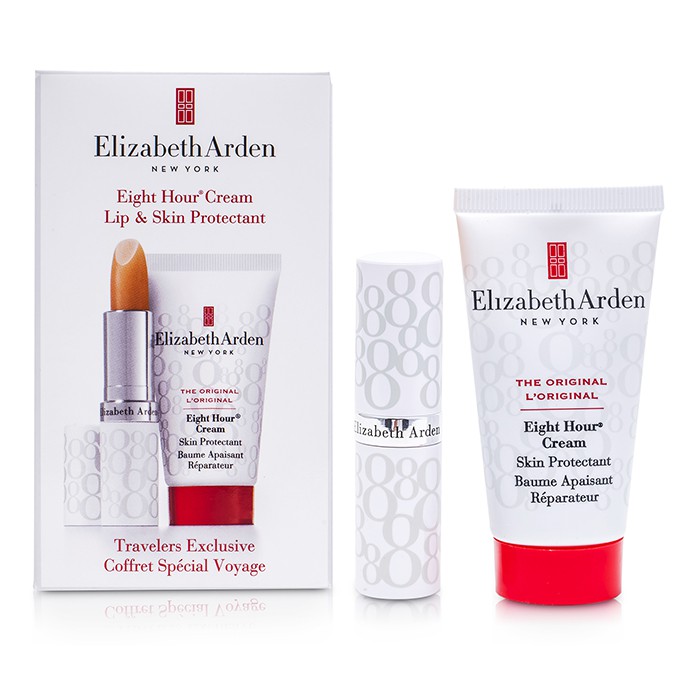 Elizabeth Arden Eight Hour Cream Set: Skin Protectant 30ml + Lip Protectant Stick SPF 15 2pcsProduct Thumbnail