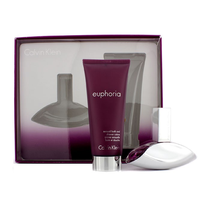 Calvin Klein Zestaw Euphoria: perfumy w sprayu 30ml/1oz + żel pod prysznic i do kąpieli 100ml/3.4oz 2pcsProduct Thumbnail