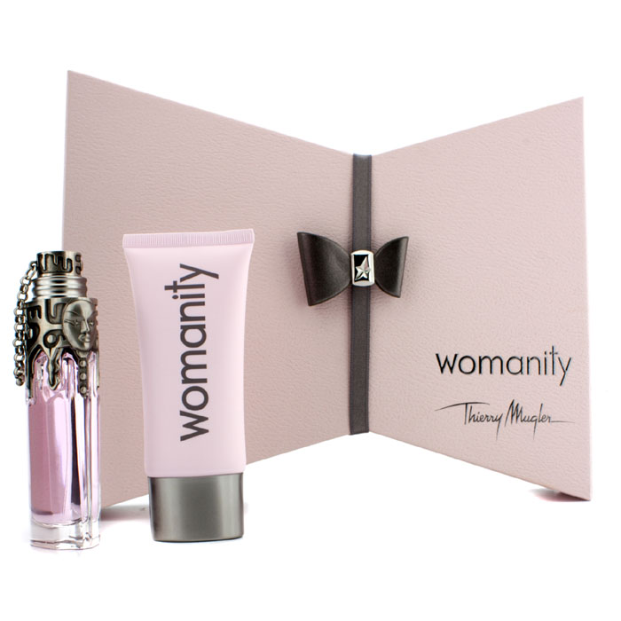 Thierry Mugler (Mugler) Zestaw Womanity: perfumy w sprayu 50ml/1.7oz + perfumowane mleczko do ciała 100ml/3.3oz 2pcsProduct Thumbnail