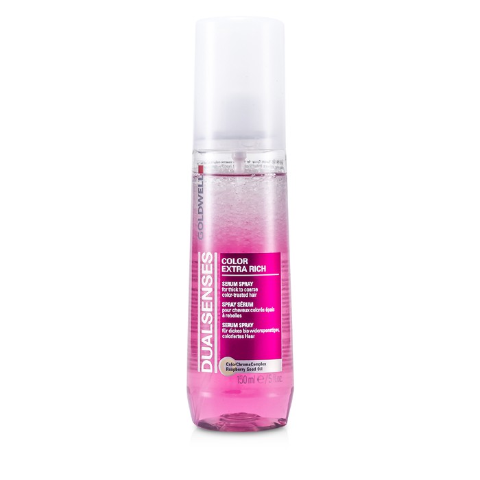 Goldwell Dual Senses Color Extra Rich Serum Spray - For Thick to Coarse Color-Treated Hair (Salon Product) 150ml/5ozProduct Thumbnail
