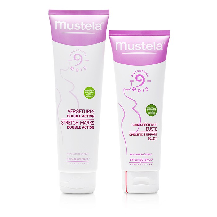 Mustela Stretch Marks Survival Kit: Stretch Marks 150ml + Specific Support Bust 125ml - Perawatan Tubuh 2pcsProduct Thumbnail