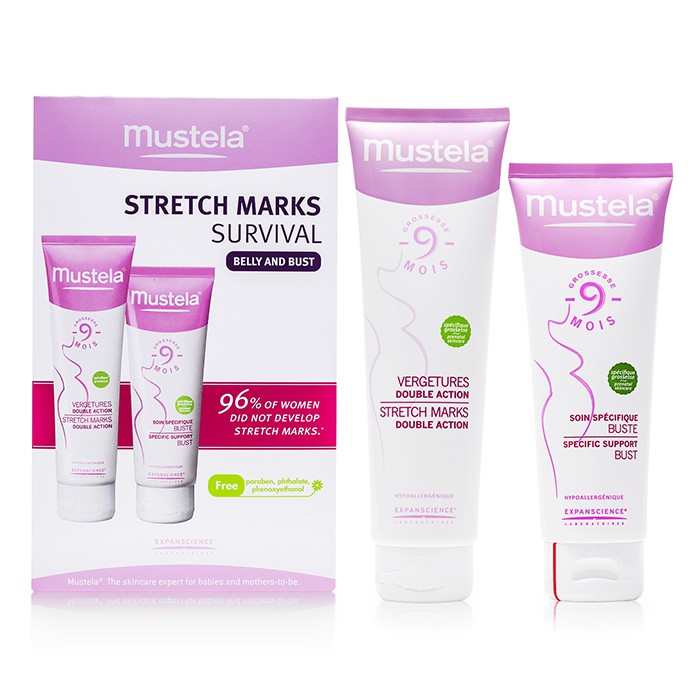 Mustela Stretch Marks Survival Kit: Stretch Marks 150ml + Specific Support Bust 125ml 2pcsProduct Thumbnail