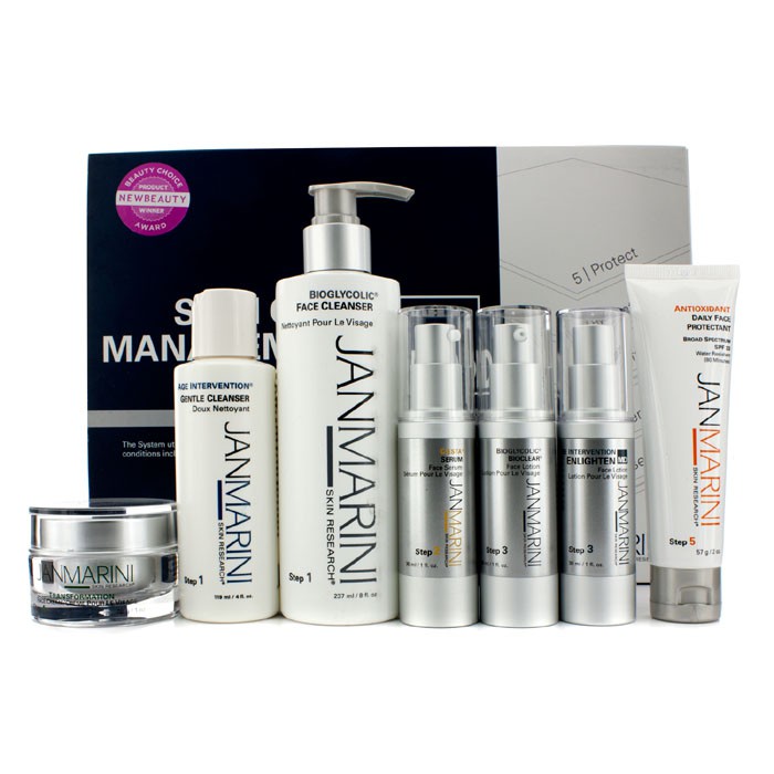 Jan Marini Skin Care Management System MD (normál/ kombinált bőrre): 2x arctisztító + arcvédő + szérum + 2x lotion + krém 7pcsProduct Thumbnail