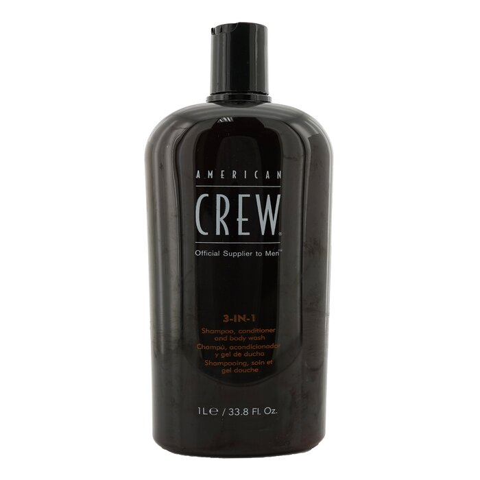 American Crew 3w1 szmpon, odżywka i żel pod prysznic dla mężczyzn Men Classic 3-IN-1 Shampoo, Conditioner & Body Wash 1000ml/33.8ozProduct Thumbnail