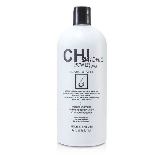 CHI CHI44 Ionic Power Plus C-1 Τονωτικό Σαμπουάν (Για Πιο Γεμάτα, Πιο Πυκνά Μαλλιά) 946ml/32ozProduct Thumbnail