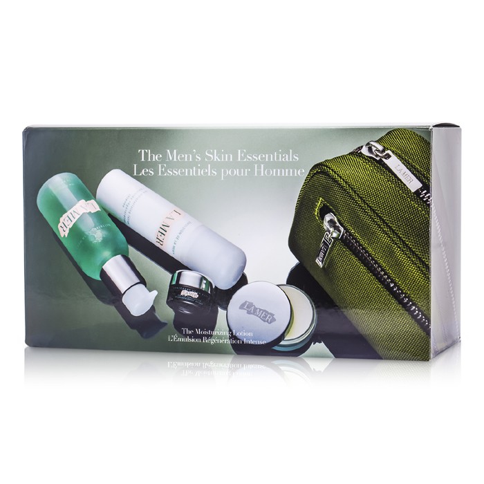 La Mer Kit Essentials: Gel de Limpeza100ml +Loção Hidratante 50ml + Concentrado Para Olhos 5ml + Protetor Labial 9g + Necessaire 4pcs+1bagProduct Thumbnail