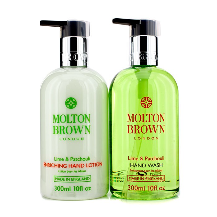 Molton Brown The Lime & Patchouli Hand Care Set: Hand Wash 300ml + Hand Lotion 300ml 2pcsProduct Thumbnail