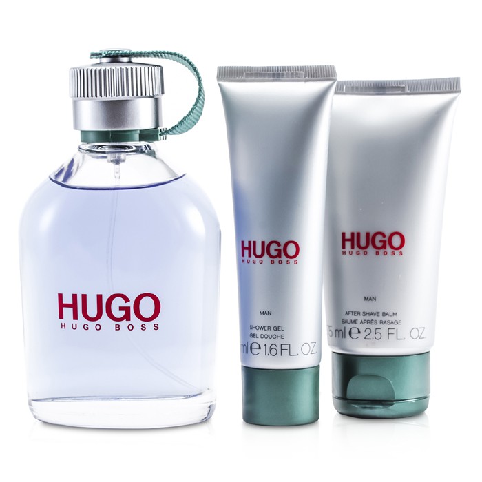 Hugo Boss Hugo مجموعة : ماء تواليت سبراي 150مل/5أوقية + بلسم بعد الحلاقة 75مل/2.5أوقية + جل الإستحمام 50مل/1.6أوقية 3pcsProduct Thumbnail