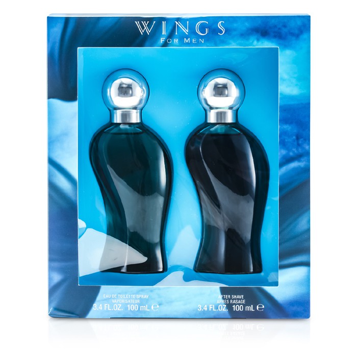 Giorgio Beverly Hills Kazeta Wings: toaletní voda s rozprašovačem 100ml/3.4oz + voda po holení 100ml/3.4oz 2pcsProduct Thumbnail