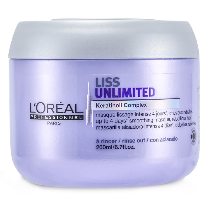 L'Oreal Professionnel Expert Serie - Liss Unlimited Mască de Netezire (Pentru Păr Rebel) 200ml/6.76ozProduct Thumbnail