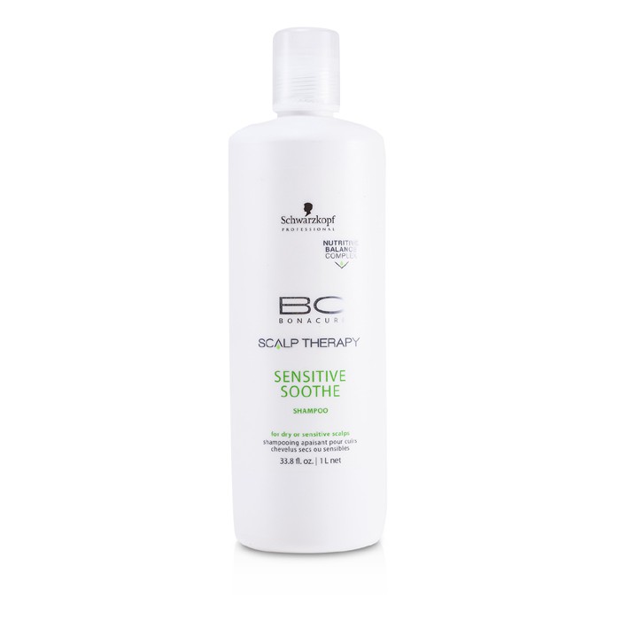Schwarzkopf BC Scalp Therapy Sensitive Soothe Shampoo (For Dry or Sensitive Scalps) 1000ml/33.8ozProduct Thumbnail