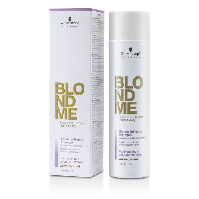 Schwarzkopf Blondme Blonde Brilliance Shampoo - Warm Caramel (For Bleached & Coloured Blondes) 250ml/8.4ozProduct Thumbnail