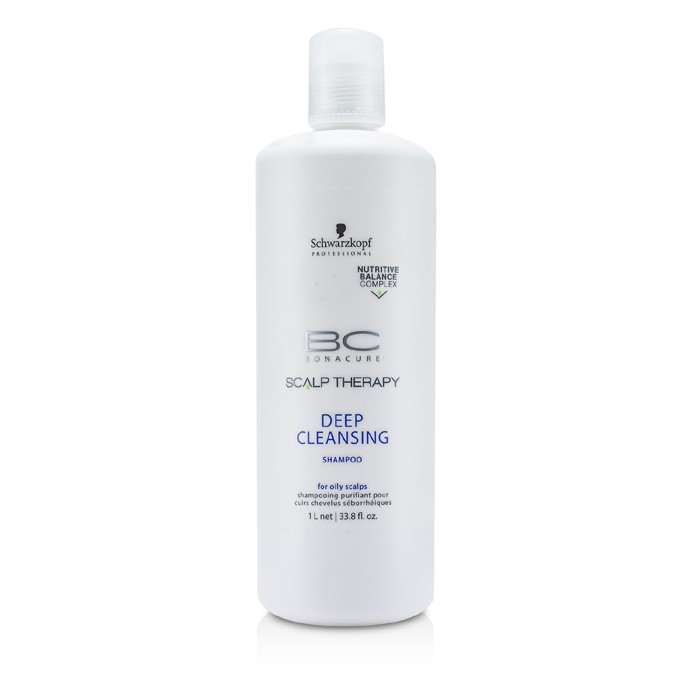 Schwarzkopf Szampon głęboko oczyszczający BC Scalp Therapy Deep Cleansing Shampoo (do przetłuszczającej się skóry głowy) 1000ml/33.8ozProduct Thumbnail