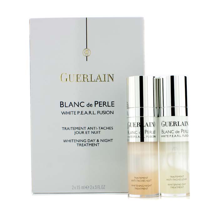 Guerlain Blanc De Perle White P.E.A.R.L. معالج مبيض نهاري وليلي 2x15ml/0.5ozProduct Thumbnail