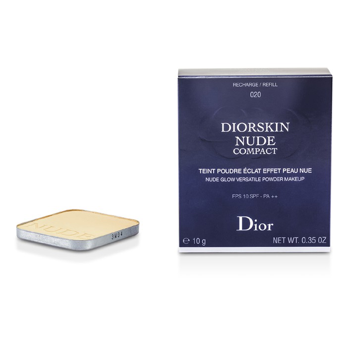 Christian Dior Diorskin Nude Compact Glow Versatile púder alapozó SPF10 utántöltő 10g/0.35ozProduct Thumbnail