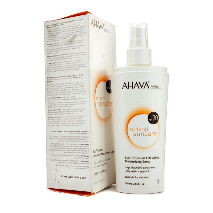 Ahava Sun Protection Spray Hidratante Anti Envejecimiento SPF 30 (Caja Ligeramente Dañada) 250ml/8.5ozProduct Thumbnail