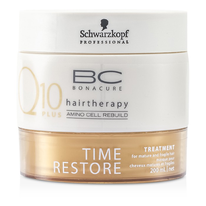Schwarzkopf BC Time Restore Q10 Plus Treatment טיפול לחיזוק השיער (עבור שיער בוגר ושביר) 200ml/6.7ozProduct Thumbnail