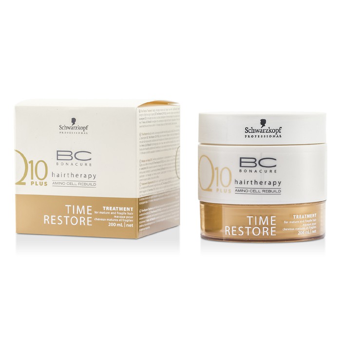 Schwarzkopf BC Time Restore Q10 Plus Treatment טיפול לחיזוק השיער (עבור שיער בוגר ושביר) 200ml/6.7ozProduct Thumbnail