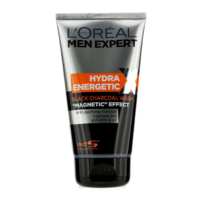 L'Oreal Nawilżający żel do mycia twarzy L'Oreal Men Expert Hydra Energetic Black Charcoal Wash 150ml/5ozProduct Thumbnail