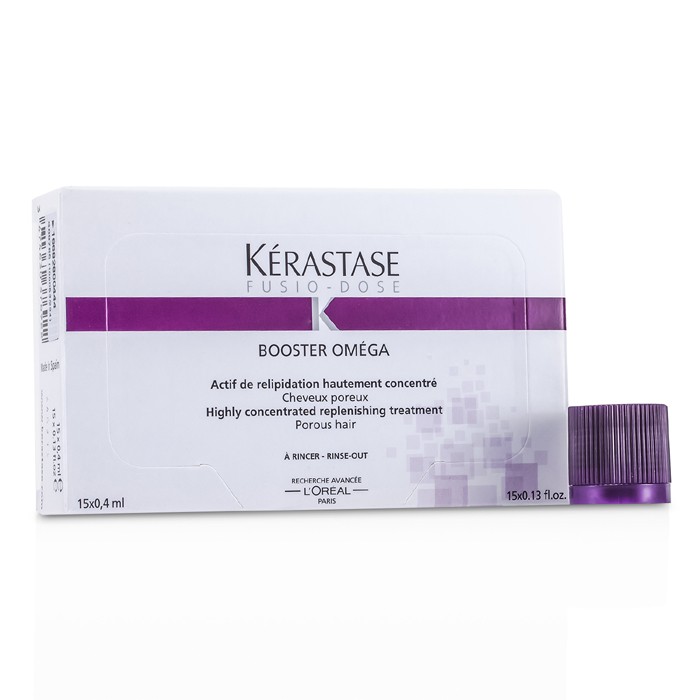 Kerastase Fusio-Dose Booster Omega Tratament de Refacere Foarte Concentrat (Pentru Păr Poros) 15x0.4ml/0.13ozProduct Thumbnail