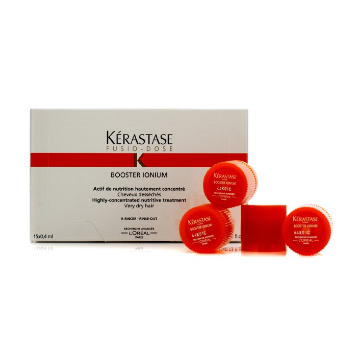 Kerastase Fusio-Dose Booster Ionium Highly-Concentrated Nutritive Treatment (For Very Dry Hair) 15x0.4ml/0.13ozProduct Thumbnail