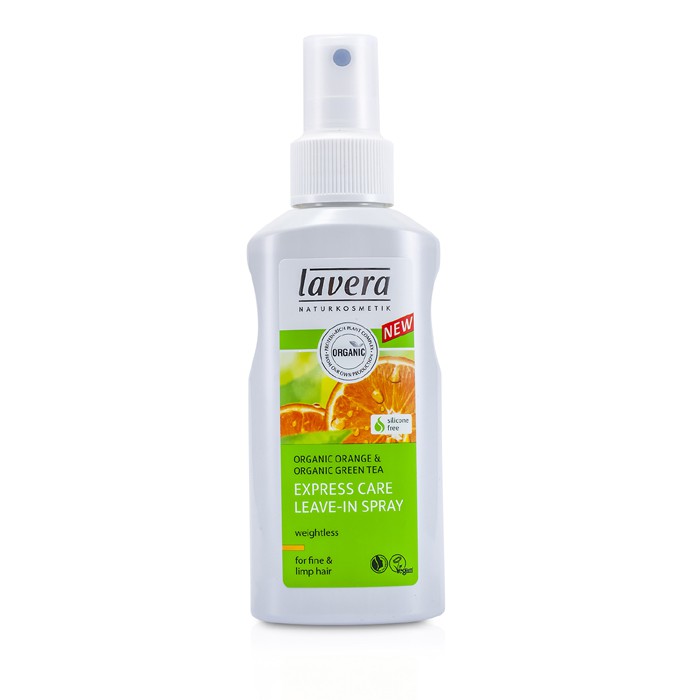 Lavera Organic Orange & Organic Green Tea Express Care Leave-In Spray – ספריי תה ירוק ללא שטיפה (עבור שיער דק ושברירי) 125ml/4.1ozProduct Thumbnail
