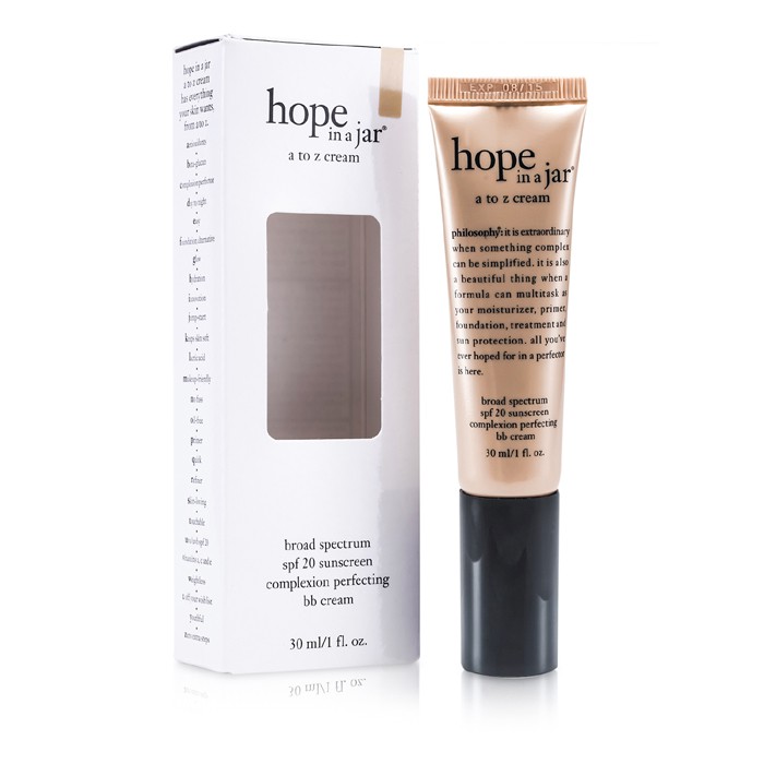 Philosophy Hope In a Jar A To Z Cream (Complexion Perfecting BB Cream SPF 20) - Light 30ml/1ozProduct Thumbnail