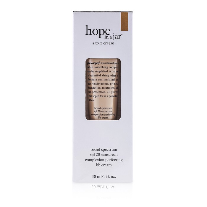Philosophy Hope In Jar A To Z Cream Complexion Perfecting BB Cream SPF 20 - Medium 30ml/1ozProduct Thumbnail